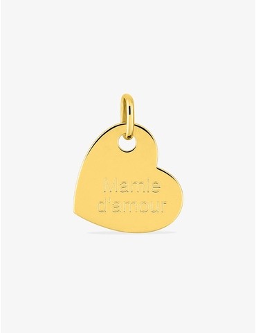 Pendentif plaqué or forme...