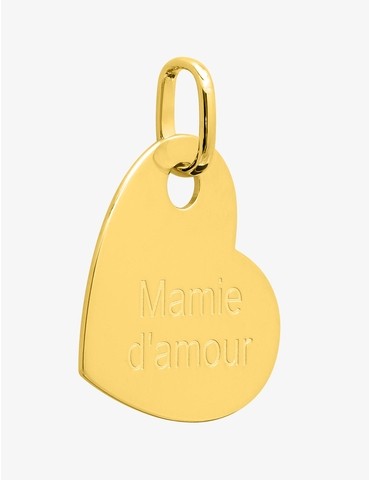 Pendentif plaqué or forme...