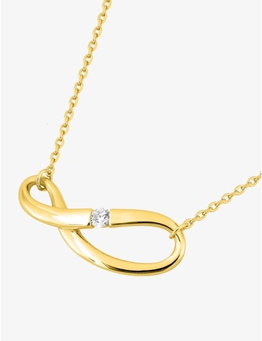Collier plaqué or signe...