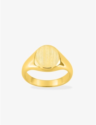 Bague chevalière plaqué or...