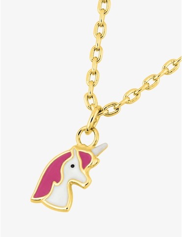 Collier licorne plaqué or...