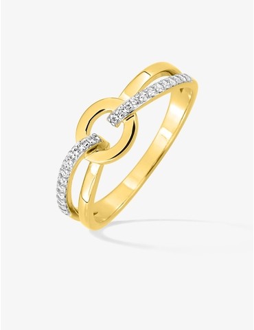 Bague fantaisie plaqué or...