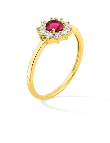 Bague solitaire avec...