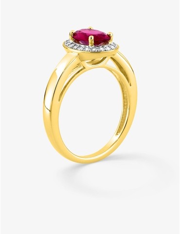 Bague solitaire avec...