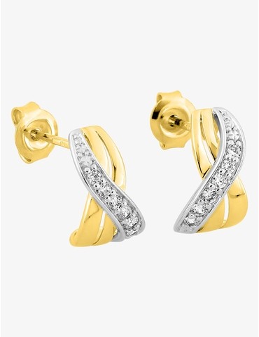 Boucles demi-créoles 12 mm...