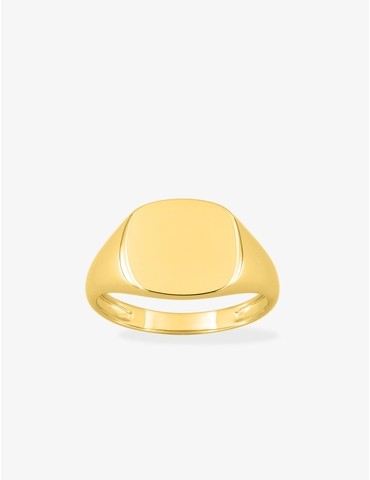 Bague chevalière plaquée or...