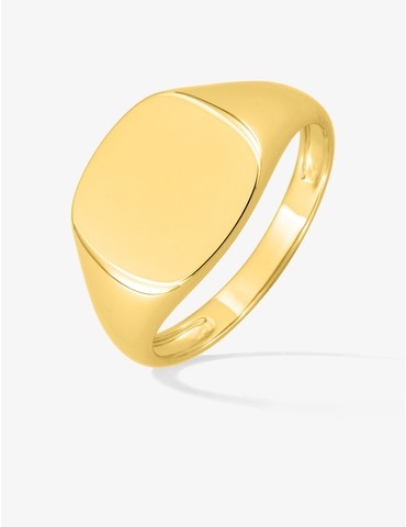 Bague chevalière plaquée or...