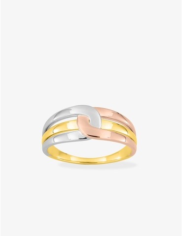 Bague en plaqué or...