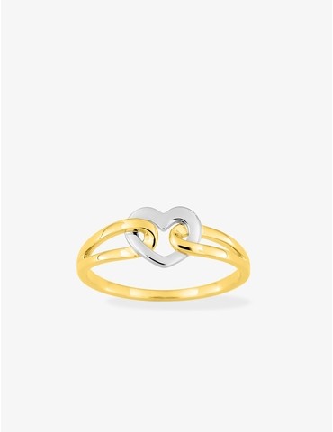 Bague en plaqué or rhodié...