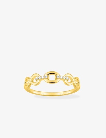Bague plaqué or, motifs...