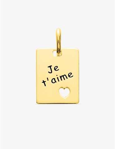 Pendentif "Je t'aime"...