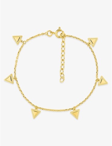 Bracelet plaqué or, motifs...