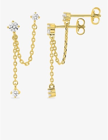 Boucles d'oreilles doubles...