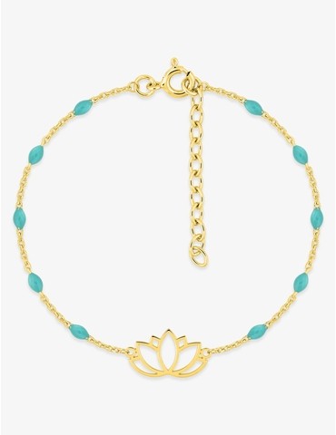 Bracelet plaqué or, motif...