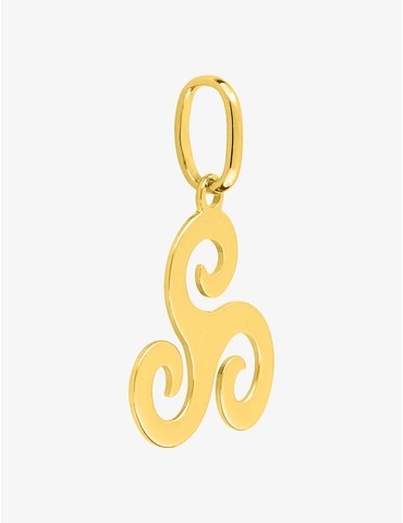 Pendentif Triskel plaqué or