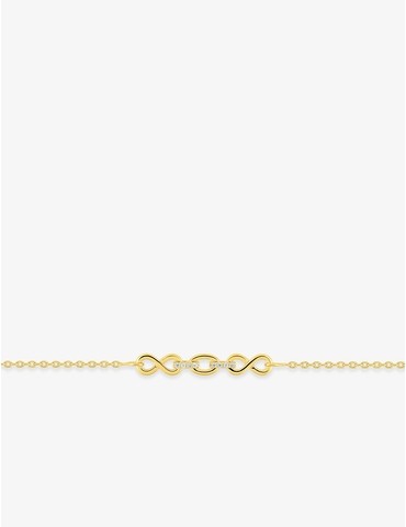 Bracelet plaqué or motif...