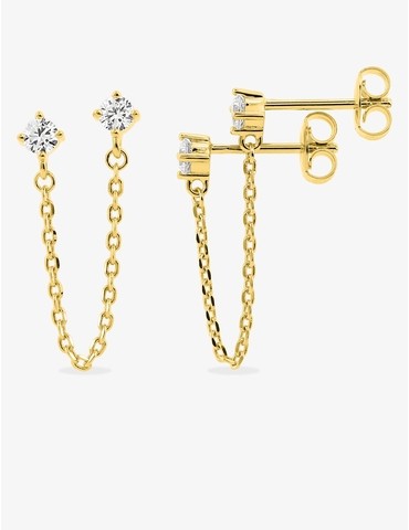 Boucles d'oreilles doubles...