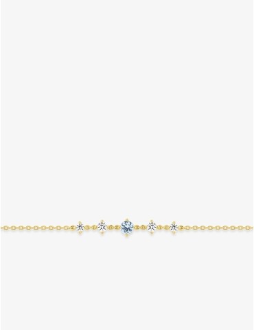 Bracelet en plaqué or avec...