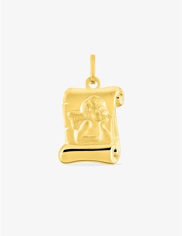 Médaille ange en or jaune...
