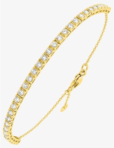 Bracelet or jaune 375 ‰ et...