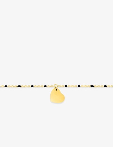 Bracelet fantaisie noir et...