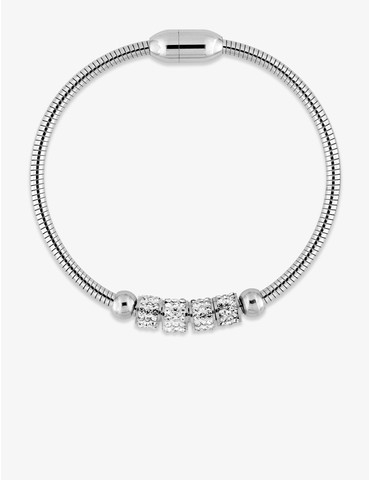Bracelet serpentine acier,...
