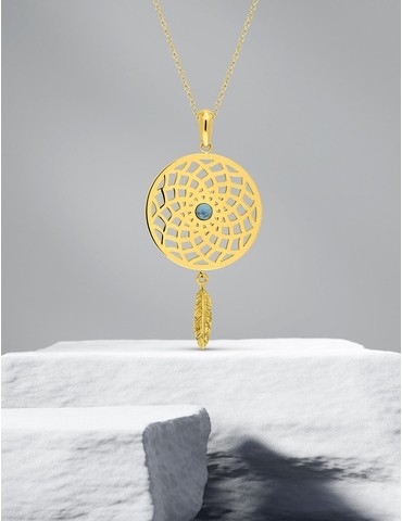 Collier fantaisie en acier...