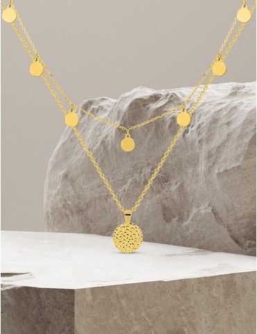 Collier double rangs et...
