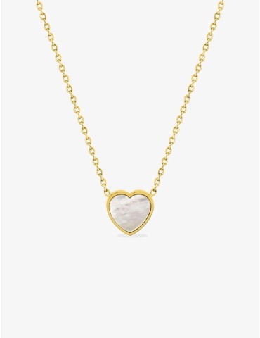 Collier cœur acier