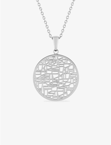 Collier acier motifs...