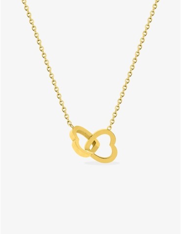 Collier cœurs entremêlés...