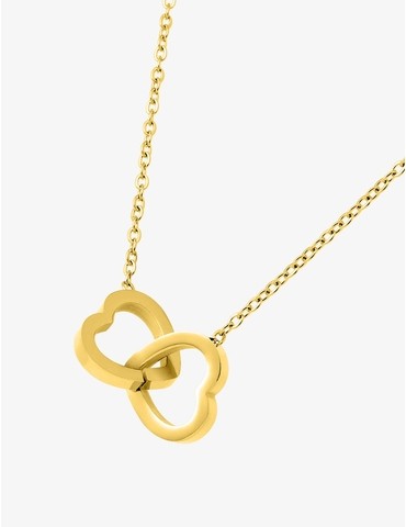Collier cœurs entremêlés...