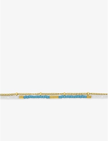 Bracelet double rang acier...