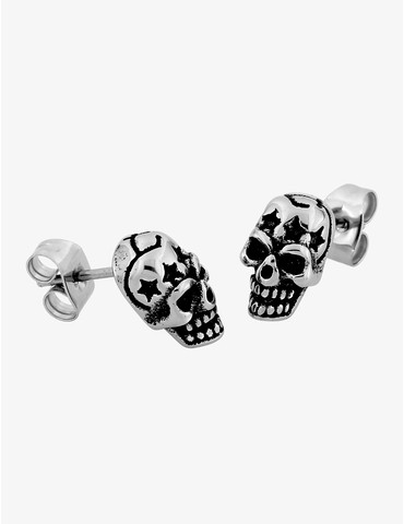 Boucles d'oreilles tête de...