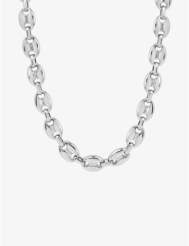 Collier maille grain de...