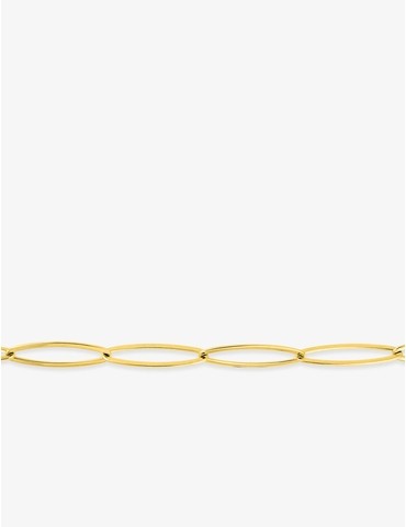 Bracelet maille ovale acier...