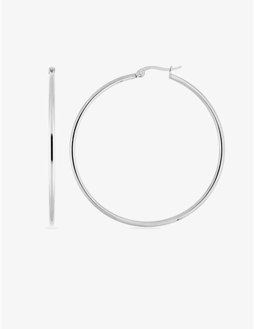 Créoles 55 mm fil 2 mm acier
