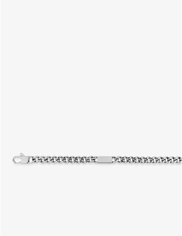 Collier maille gourmette et...