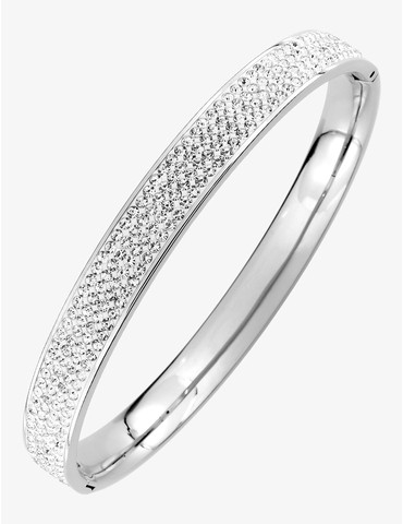 Bracelet jonc en acier et...
