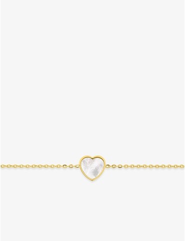Bracelet acier doré avec...