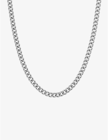 Collier chaine acier maille...
