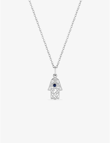 Collier acier avec motif...