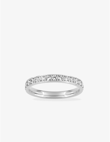 Bague acier gris et oxydes...