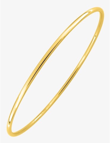 Bracelet jonc en acier doré