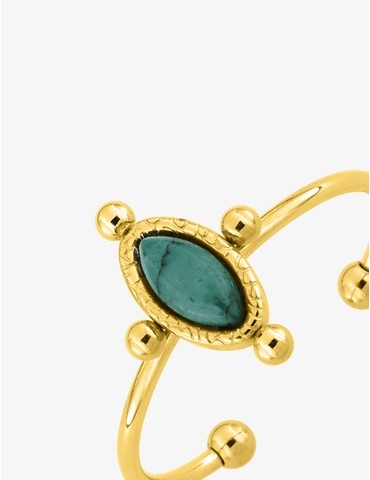 Bague ajustable en acier...