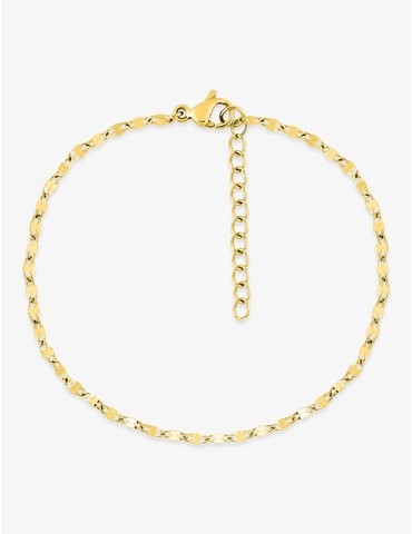 Bracelet acier doré maille...