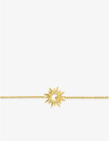 Bracelet acier jaune motif...