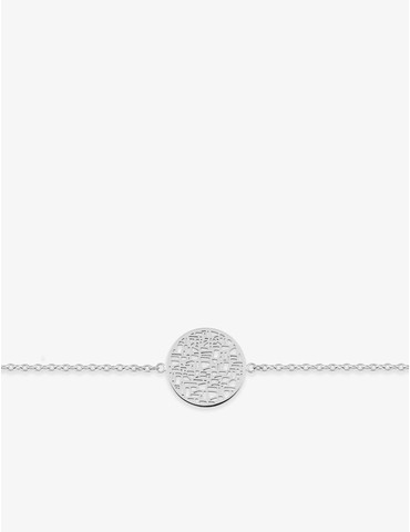 Bracelet acier gris motif...