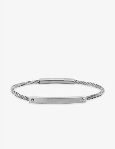 Bracelet câble rigide en acier