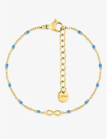 Bracelet infini en acier...